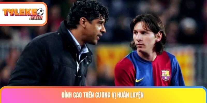 Frank Rijkaard trong sự nghiệp huấn luyện Barcelona