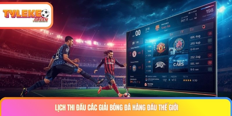 Lịch thi đấu các giải bóng đá hàng đầu